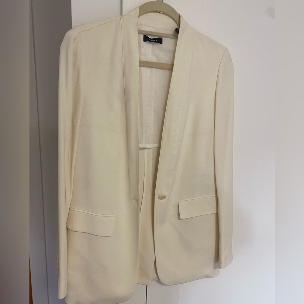 Theory Off White Blazer